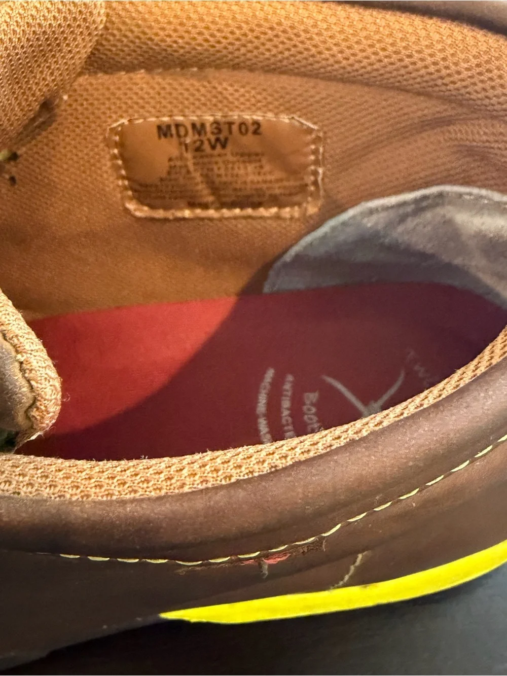 Twisted X Work Chukka Steel Toe Driving Mocks W/ Distressed Saddle Leather